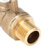 Male To Male Thread Brass Pipe Ball Valve Two Way Mini Ball Valve Shut Off Valve (G1 4 )