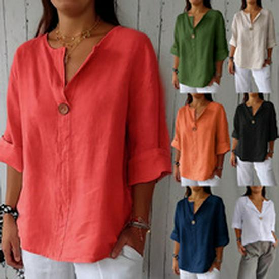 2026 Spring/Summer Casual Ribbed V-Neck Batwing Short-Sleeve Women's Top