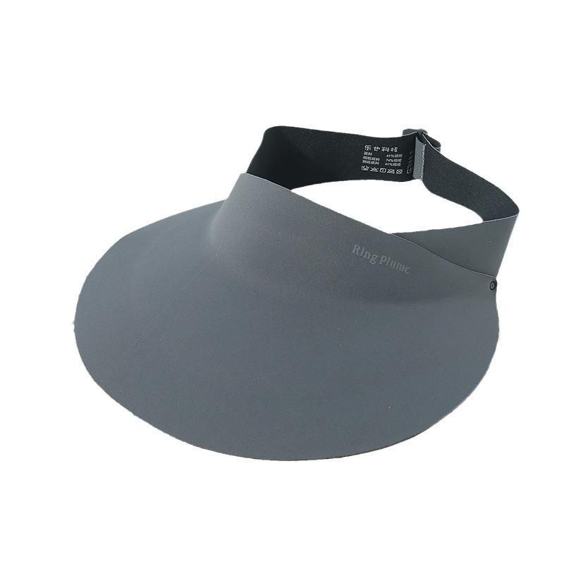 Empty top breathable sunscreen hat, large brim sunshade cap, summer commute travel sunscreen hat, women's straight hair