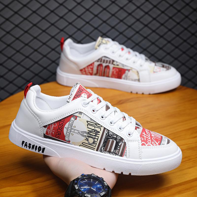 Nowe płócienne buty na wiosnę/jesień 2024 Modny trend Kolorowe bloki Codzienne buty do skateboardingu Męskie buty sportowe do biegania sneakersy