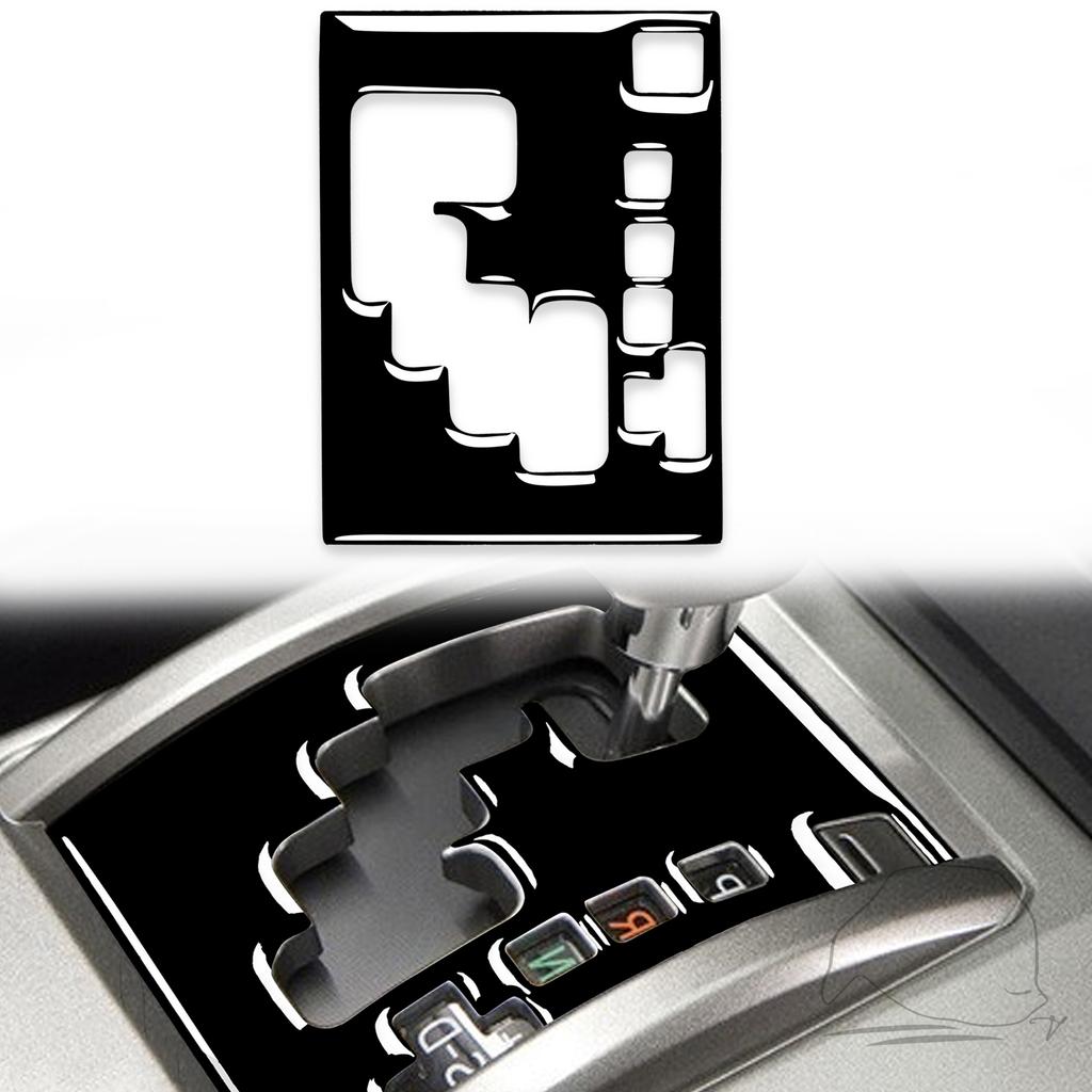 For Toyota 4runner 2010- Accessories Car Plastic Black Interior Shiftin Gears Frame Trim Sticker