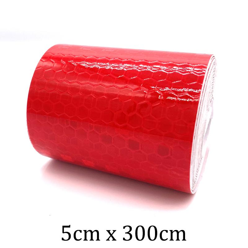Safety Mark Warning Reflective Tape Strip Car Reflective Tape Motorcycle Sticker Bicycle Reflector Protective Sticker Film