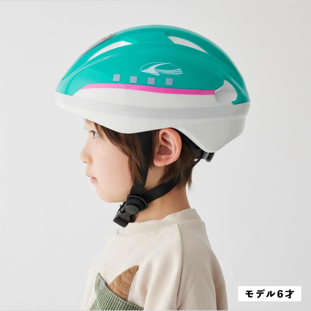 Ides Kids Helmet Shinkansen E5 Series SG Standard Compliant [Official] S, Hayabusa, Children's, 53-56cm, Bicycle,