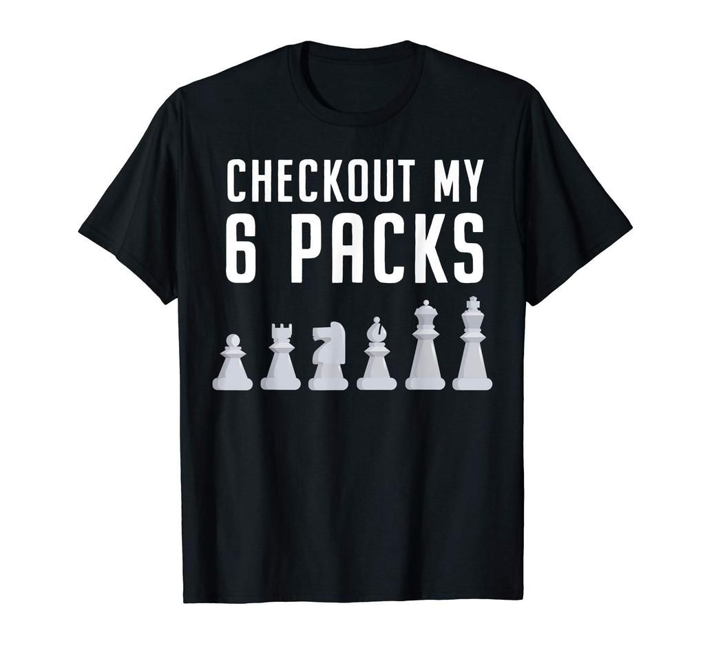 Chess Checkout My 6 Pack Board Game Lovers Gift T-Shirt