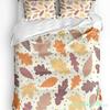 Maple Leaf Dots Autumn Art Printed Comfort Duvet Cover Pillow Case Home Textile Quilt Cover Boy Kid Teen Girl 3pcs Bedding Set