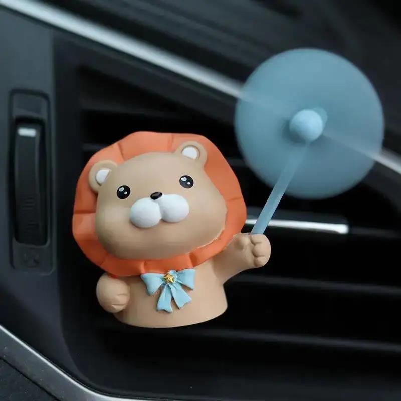 Cute Small Animals Car Decoration Air Purifier Air Conditioner Outlet Decoration Car Accessories Interior Fixation Perfume Decor