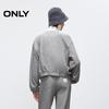 ONLY 2025 Summer Embroidered Loose Fit Crew Neck Sweatshirt for Women