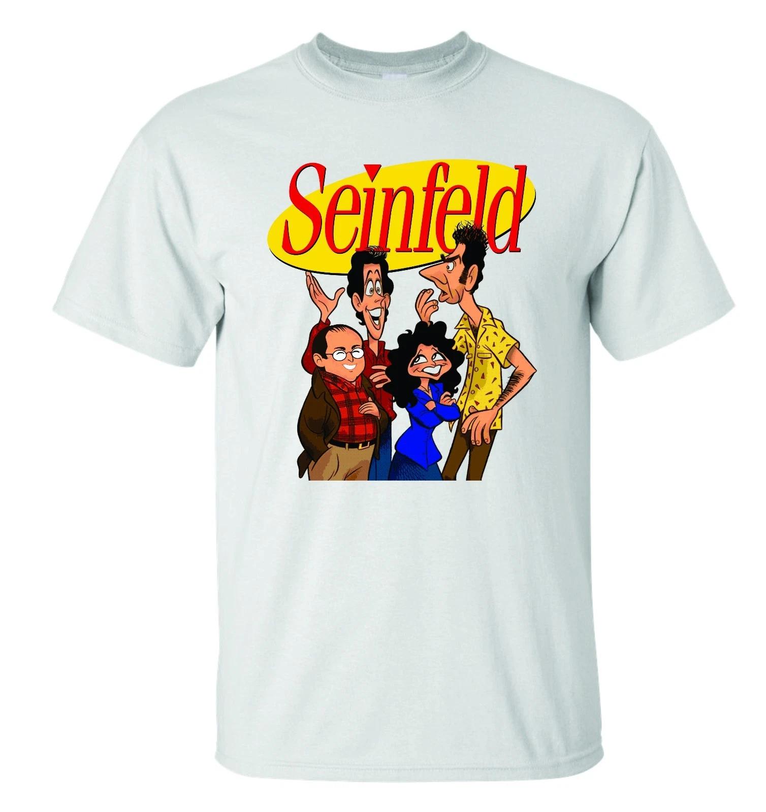 SEINFELD CARICATURE T-T-shirt / CARTOON KRAMER COSTANZA ELAINE JERRY M