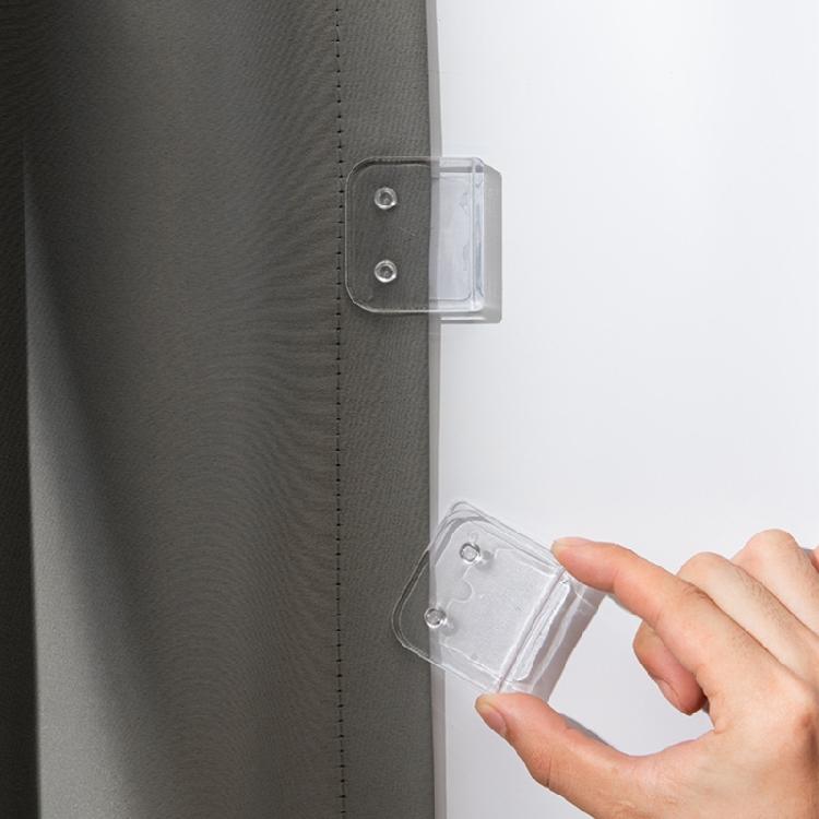 2/4/8 Piezas Clips Multiusos para Cortina de Ducha Montaje Sin Herramientas Baño A Prueba de Viento Autoadhesivos Soportes para Protector de Salpicaduras de Ducha