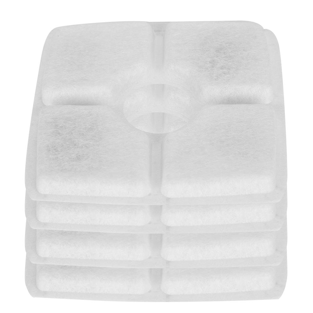 4 Stück Katzenbrunnenfilter Aktivkohlefilter für Katzen-Hundebrunnen Wasserspender4 Stück quadratischer Filter