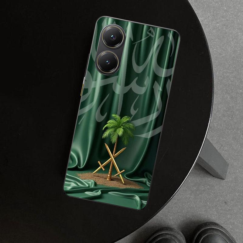 

Kingdom Of Saudi Arabia Flag Phone Case Cover for Xiaomi Poco X6 X5 X7 Pro F7 Ultra Redmi 15C 15 13C 13 12C 12 10C 10 10A 9C 9A Redmi 10 5G