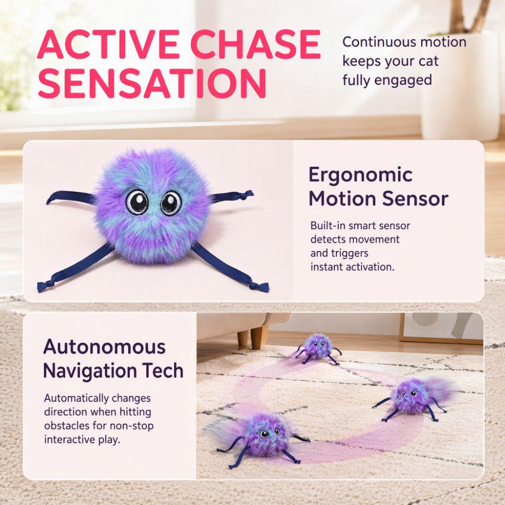 Automatic Cat Electric Jumping Ball Teeth Cleaning Pet Eletronic Smart Ball Cat Self Fun