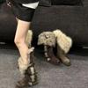 Shoe Utopia 2025 Winter Russian Tall Puckle Thick Fleece Fashion Warm Snow Boots