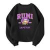 Children's Fashionable Lightweight Long-sleeved Round Neck Pullover With Pockets Printed Pullover