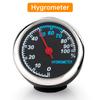Automotive Quartz Watch Car Thermometer Automobile Digital Clock Mini Hygrometer Decoration Ornament Clock