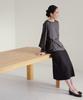 BLANKROOM HER Haze Long Sleeve Tee_Burnt Charcoal