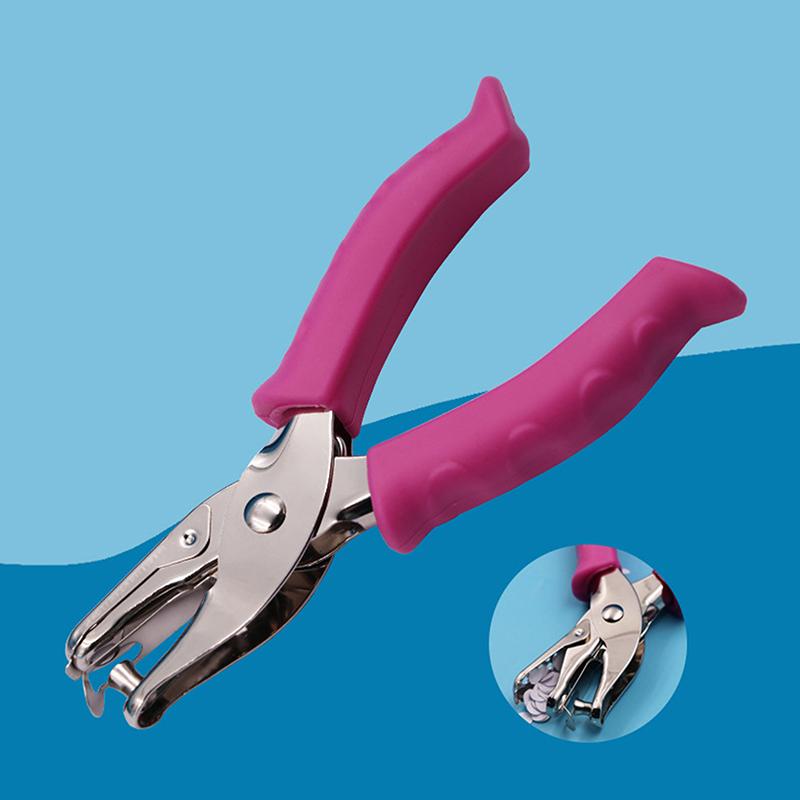 New Kawaii Single Handheld Circle Shaped Hole Puncher Capacity 3-6mm Scrapbooking Paper Diy Craft Shape Cutter Perforator