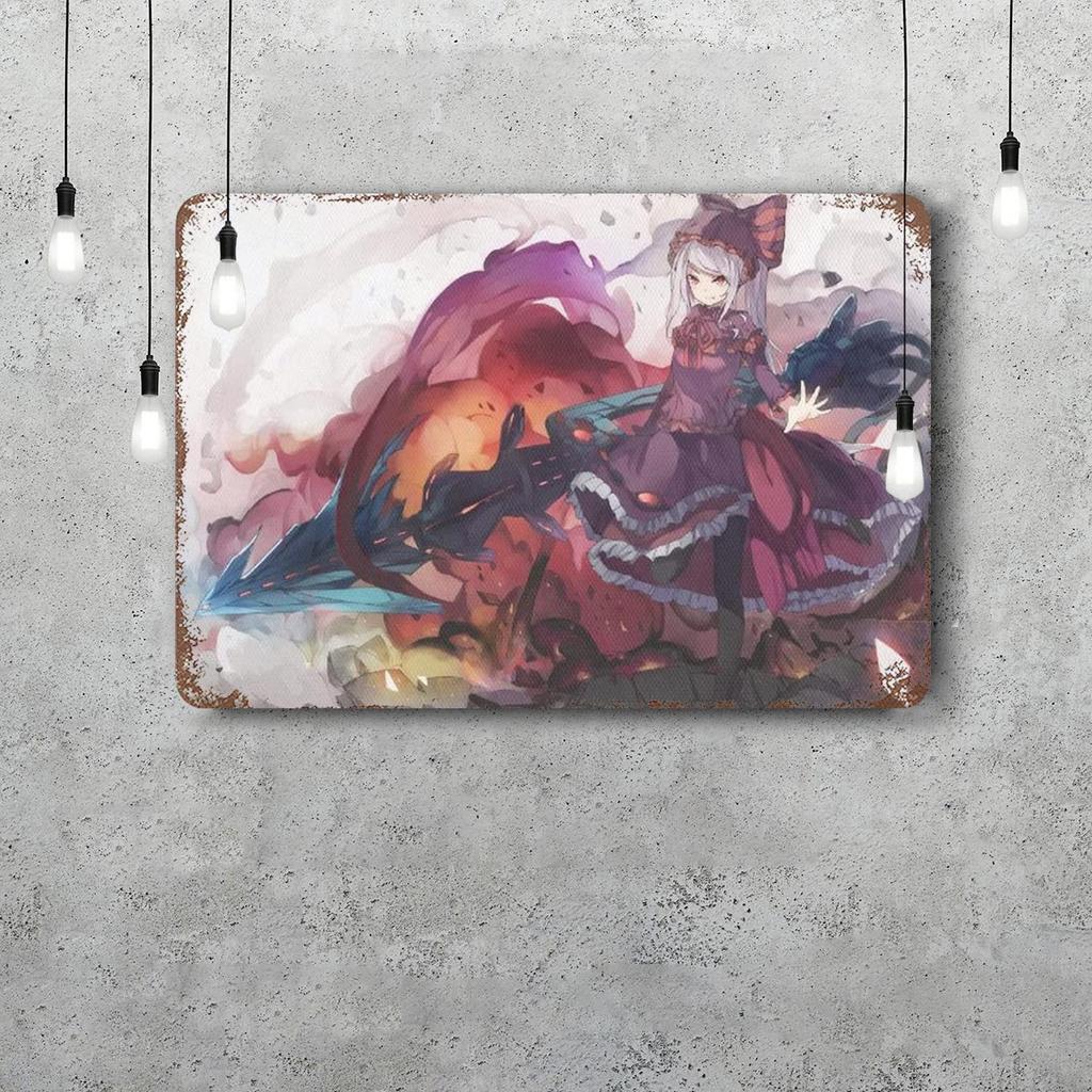 shalltear bloodfallen Decor Vintage Metal Signs Tin Signs Captain Poster Decor for Bar Pub Club Man Cave Wall Decoration