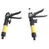 2 Set Cabinet Jack Alloy Steel 30 To 59cm Adjustable Support Rod with Base 40kg Bearing Yellow