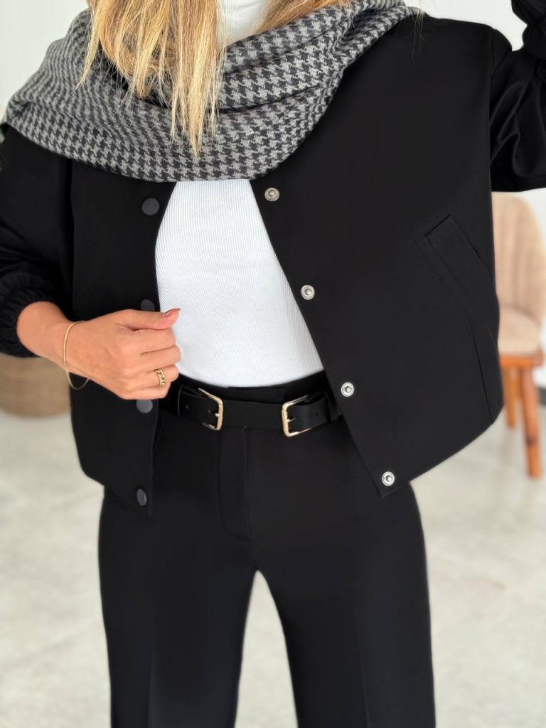 2025 Autumn/Winter Women's Vintage Lapel Irregular Long Sleeve Solid Color Set