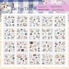 Language and Leisure: Cute Cat Pattern Decorative Sticker Book for Pets