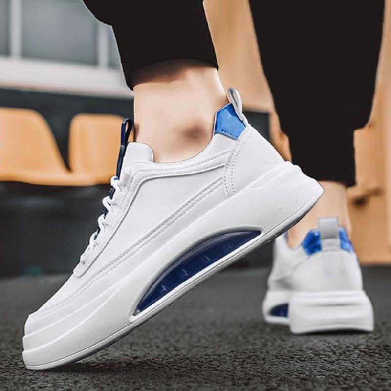 Fashion Men's Casual Sneakers Solid Colors Men Vulcanized Shoes Comfortable Cushioned Walking Shoes Non-slip New Tenis Masculino