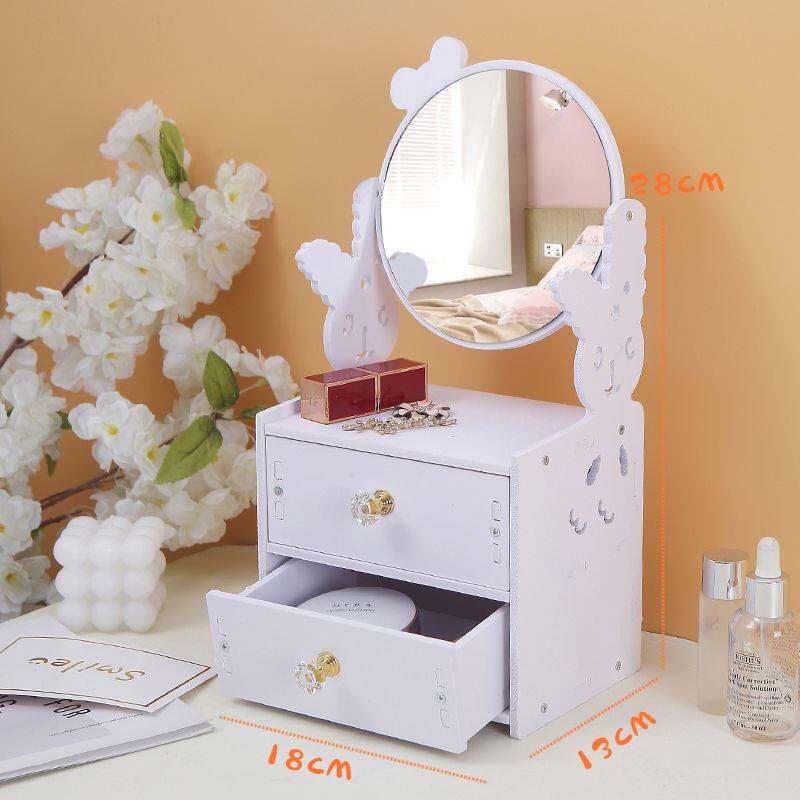 Портативное вращающееся настольное зеркало для макияжа Yuzhuxun