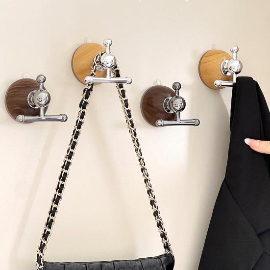 Suction Cup Hook Strong Hold Mold Resistant Hook No Drill Reusable Holder for Bathroom Towels Wet