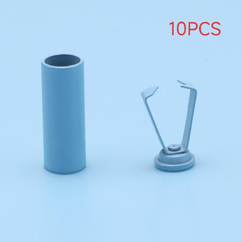 10 Stück DIY Tasche Schuhe Kleidung Lanyard Zubehör Metall Seilenden Stopper Knopf Kordelende Verschlusskappe Hängende Glocke Schnalle