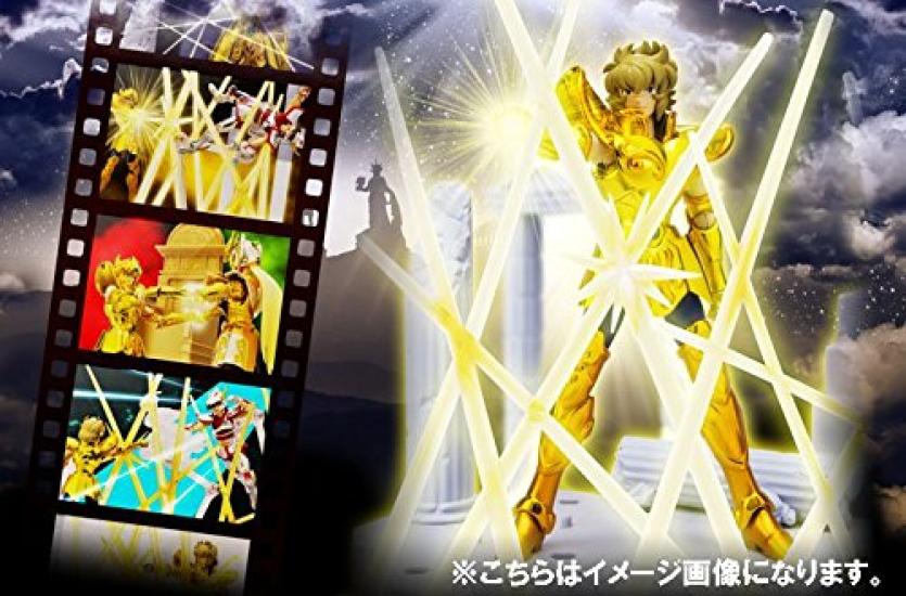 TAMASHII NATIONS Saint Seiya Flash of the Womb Leo Aiolia 100mm malovaná pohyblivá figurka DDPANORAMACE Lion's - - Přibl.. ABS a PVC