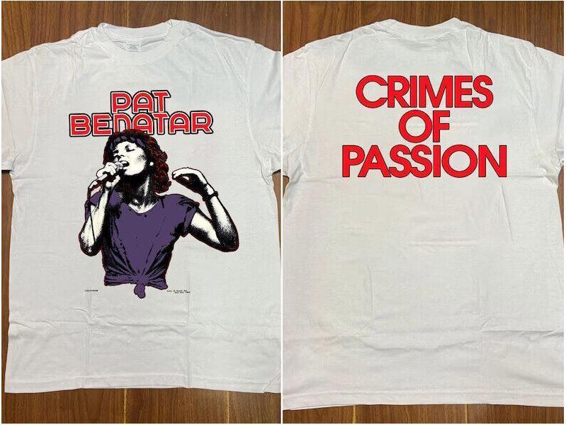 1980 Crimes Of Passion Pat Benatar Album Promo T-Shirt, Pat Benatar Tour 1980 S