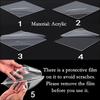 Speakers Organizer Rack Acrylic Wall Mounted Display Stand Shelf Holder Home Storage Self Stick-On
