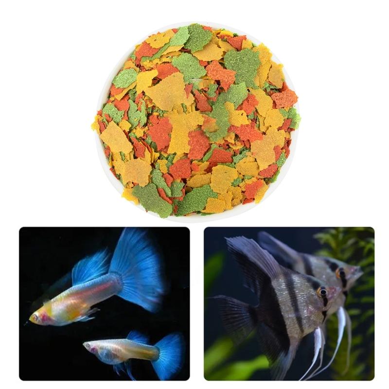 400ml Zbilansowany Pokarm dla Ryb Dennych Pokarm dla Ryb Akwariowych Pokarm Wspomagający Wzrost Narybku Pokarm Drobny dla Ryb