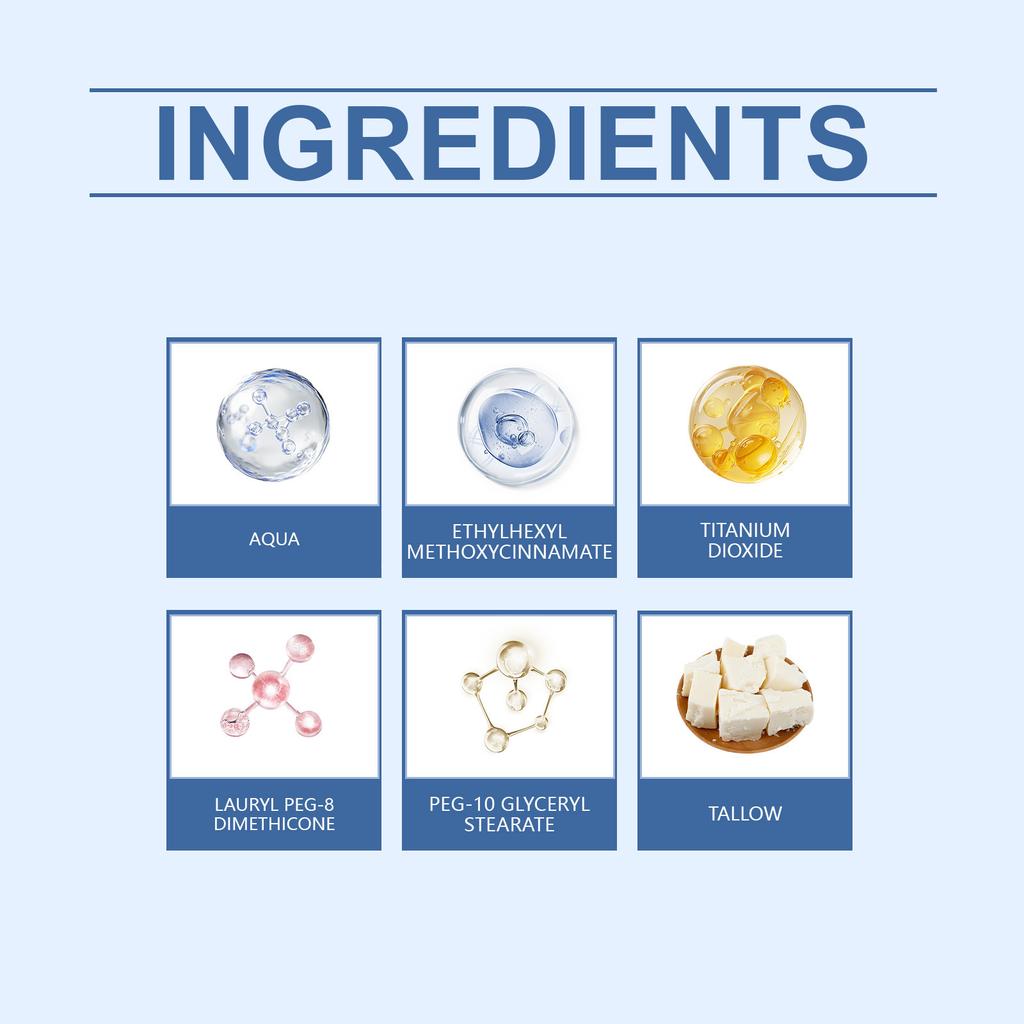 Lightweight Sunscreen Lotion;Avocado  Sunscreen SPF30 Highly Waterproof, Sweatproof, Lightweight, Moisturizing, Non Sticky,1pc,57g