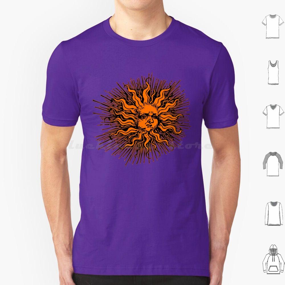 Sun T Shirt Cotton Men Women DIY Print Sun Solar Pagan Summer Wicker Man Summerisle Midsummer Magic Folklore Mild Peril