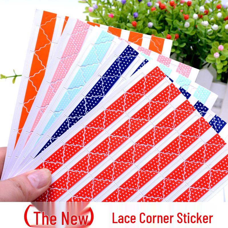 Transparent Cute Photo Album Corner Stickers for DIY Album Making
