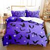 3D Bats Bedding Set Queen King Size Duvet Cover With Pillowcase Soft Microfiber Bedclothes For Bedroom Decor