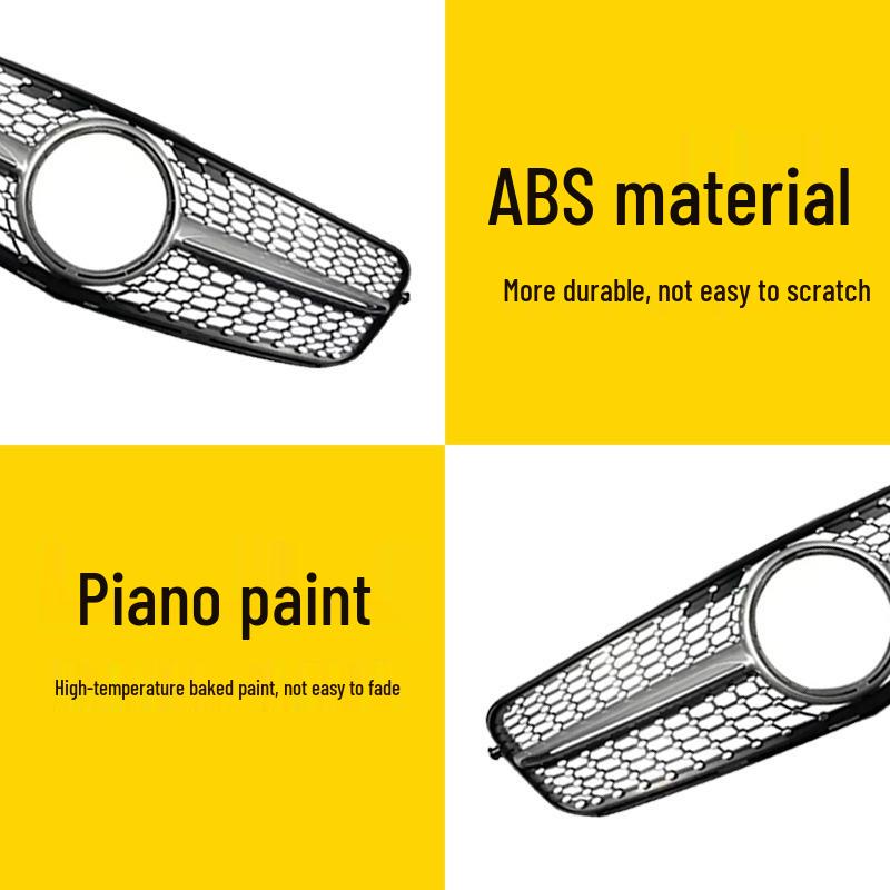 Stříbrná maska chladiče pro Mercedes-Benz třídy C W204 (2007-2014), náhradní v provedení Hvězdná obloha