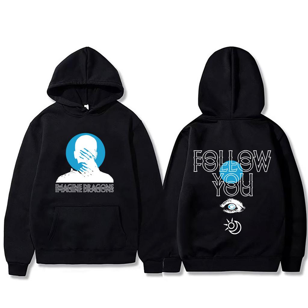 Rock Band Imagine Dragons Mercury Follow You Hoodie Men Women Hip Hop Oversized Sweatshirt Male Hoodies