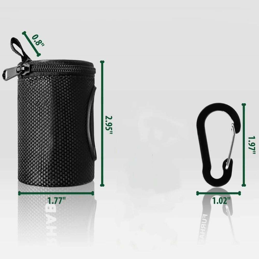 Waterproof Pet Dog Poop Bag Dispenser Zipper Storage Bag Portable Pet Waste Bags Carrier  Dog
