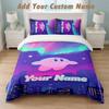 Bedding Set 1 Duvet Cover 2 Pillowcases Kirby Print Soft Bed Linen Bedroom Decor