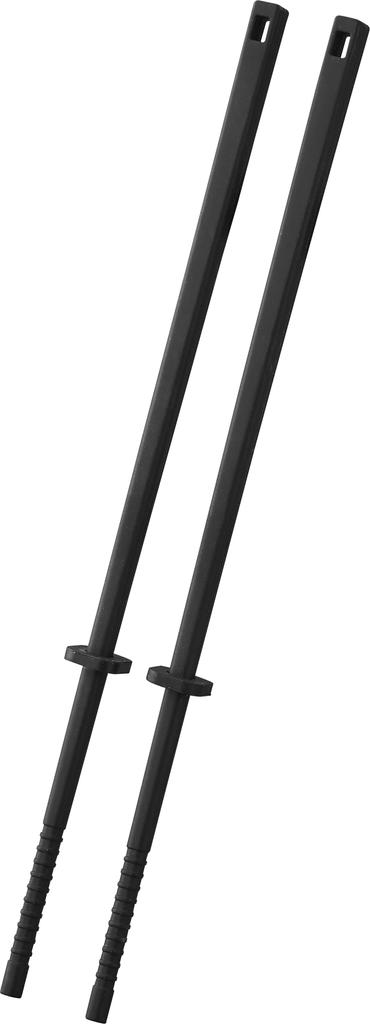 Yamazaki Jitsugyo Silicone Chopsticks S Black X X H24cm Tower Dishwasher Safe Cooking Chopsticks with Floating Tips Small Size 1605 Chopsticks W0.8