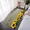 Door Mats Interior Foot Rug Sun Flower Welcome Floor Mat Rectangle Soft Hallway Carpet Kitchen Rugs Fluffy Home Decoration
