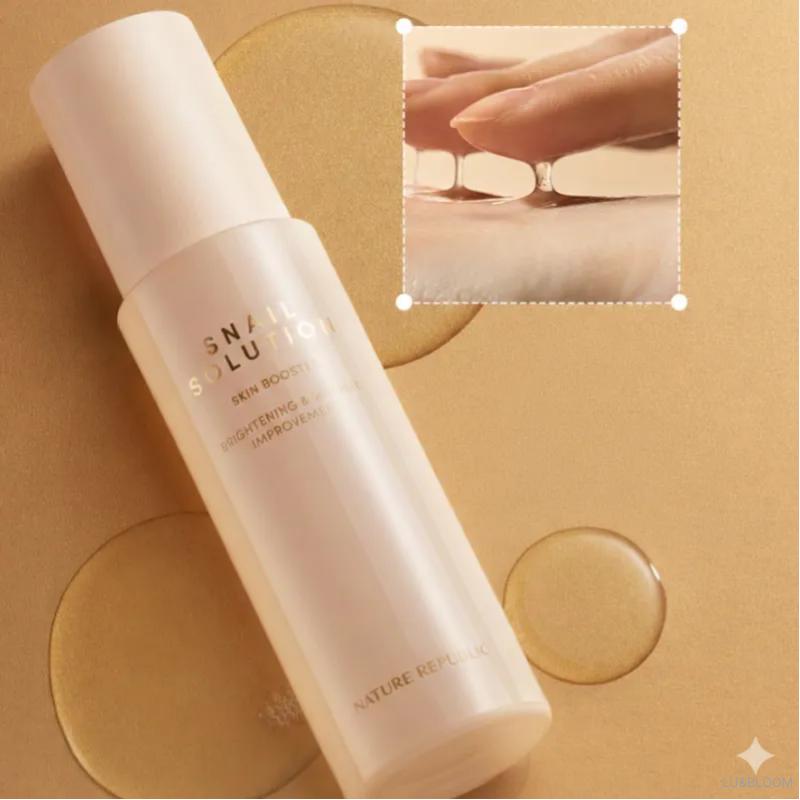 Nature Republic Snail Solution Skin Care 2-Set (Skin Booster 130ml + Emulsion 120ml) (+Free Gift)