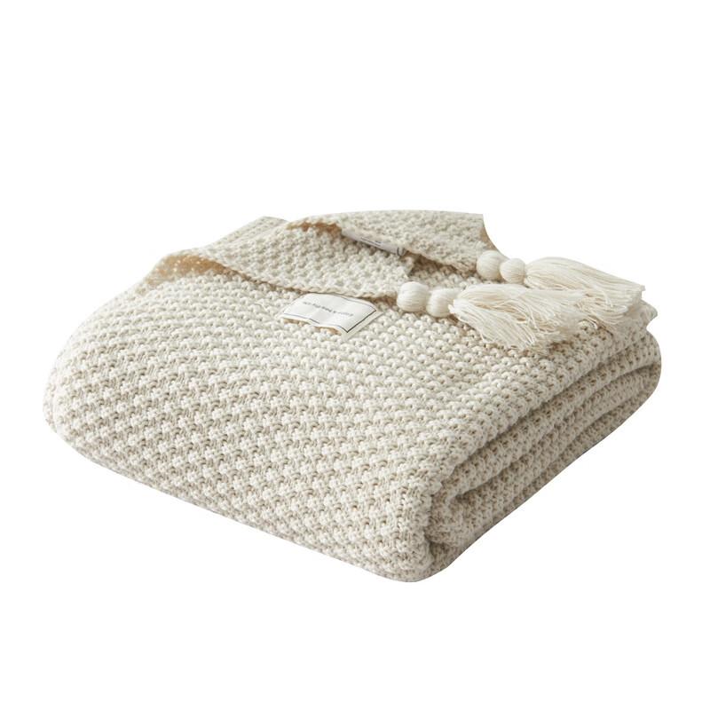 OEING Nordic Tassel Knit Blanket 150x200 CM