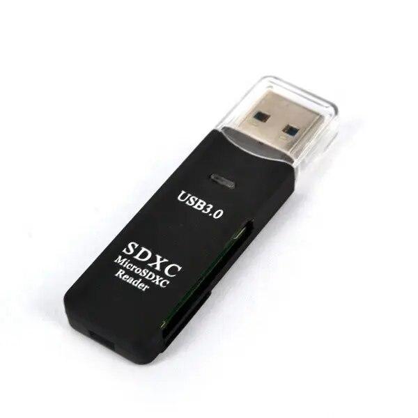 1PC Mini High Speed 2 in 1 Multi Card Reader USB 3.0 Micro SD TF Card Memory Flash Drive Adapter