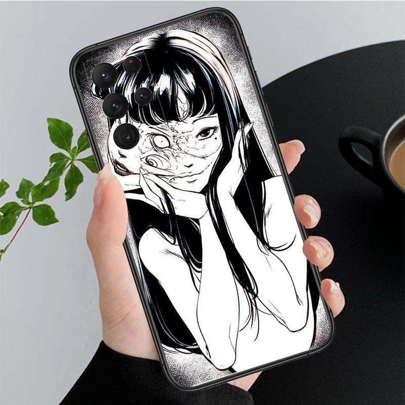 Phone Case for Samsung Galaxy A35 A55 A54 A15 A25 A05s A05 A22 A24 A52 A33 A34 M34 M14 M54 M23 Tomie Junji Ito Case