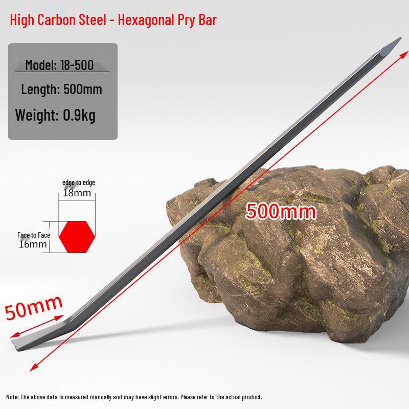 Multifunctional Heavy-Duty Steel Pry Bar with Free Shipping