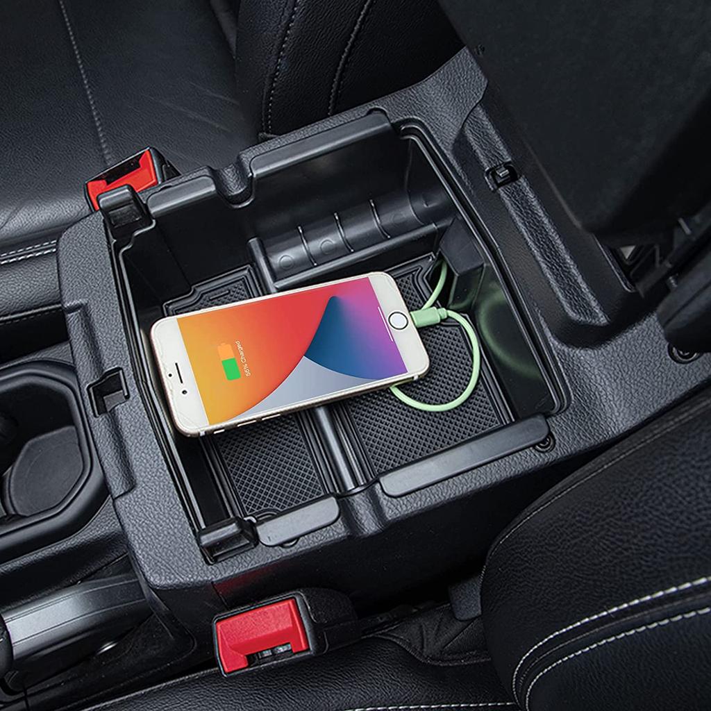 Center Console Storage Box Armrest Hanging Organizer Tray for Jeep Wrangler JK 2011-2017 JL 2018-2022 Car Interior Accessories