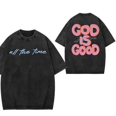 Men's & Women's Heavyweight T-Shirt GOD IS GOOD Double